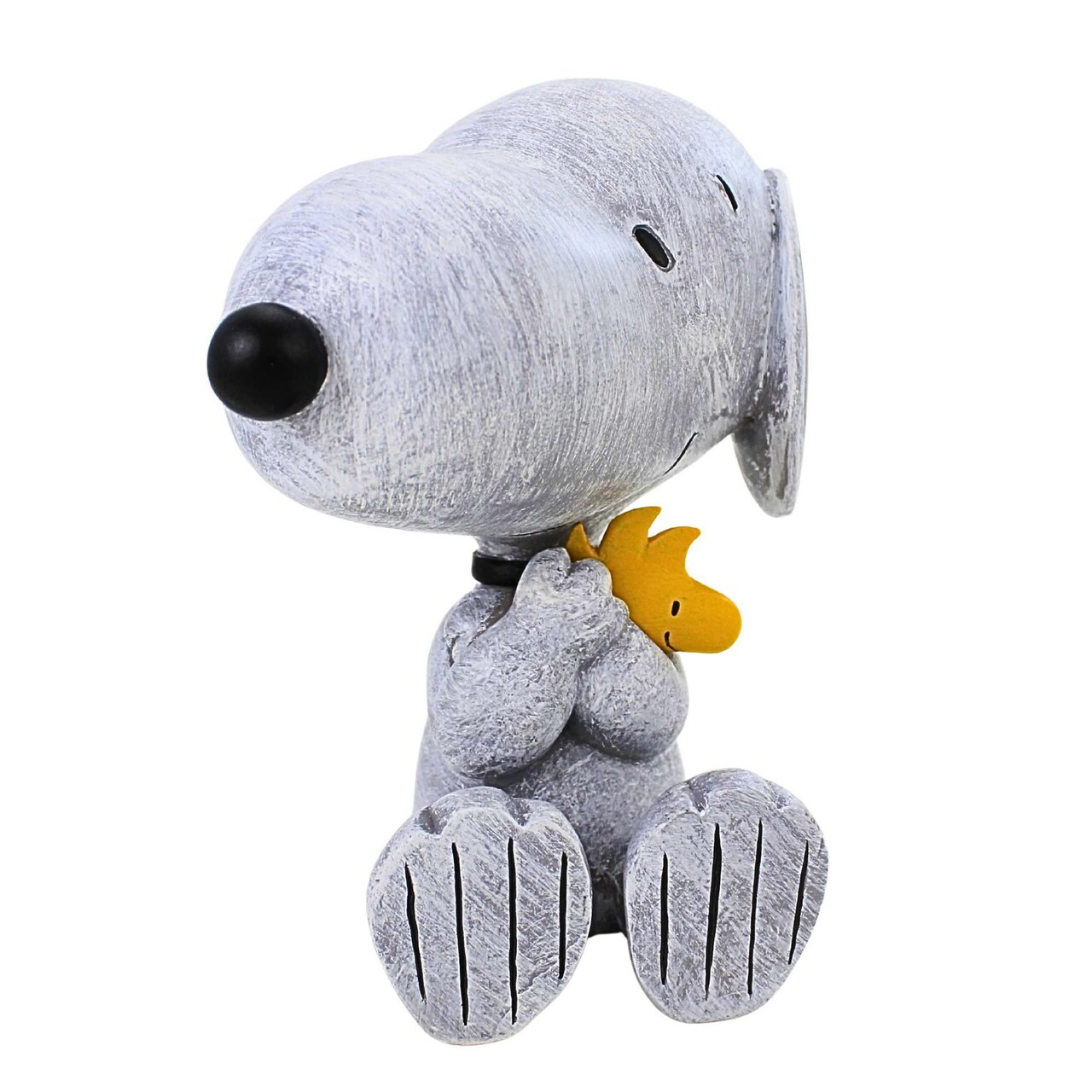Roman 8.0 Inch Snoopy & Woodstock Garden Statue Summer Figurine , Weather Resistant Summer Decor Peanuts Dog Bird